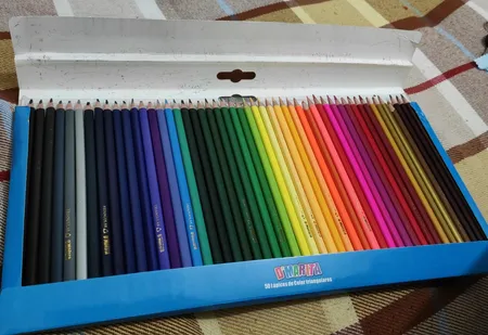 مداد رنگی 50 رنگ D’Marita مدل GRATIS