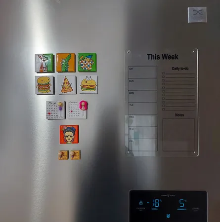 تخته وایت برد مدل پلنر هفتگی سایز 20×30 سانتی متر