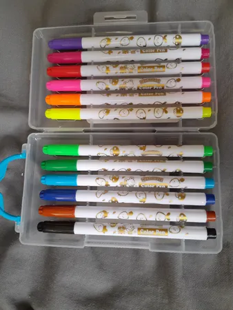 ماژیک رنگ آمیزی 12 رنگ هپو مدل rs کد 3030