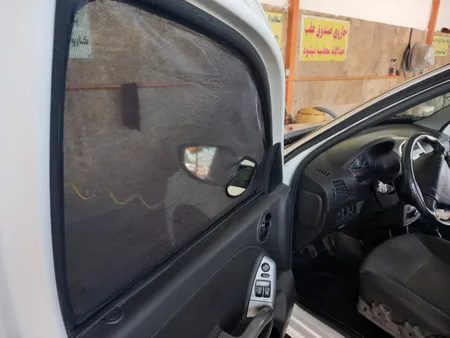 آفتاب گیر شیشه خودرو پاسیکو مدل Car-sp مناسب برای ساینا مجموعه 4 عددی