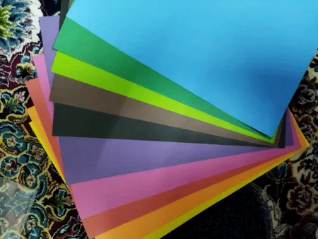 مقوا رنگی مدل 60358 سایز 24×35 سانتی متر بسته 10 عددی