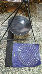 استند و ساج سفری مدل درخشان به همراه گریل