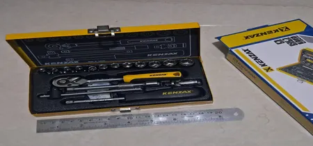 آچار بکس کنزاکس مدل 9417 شش گوش 1/4 مجموعه 17 عددی