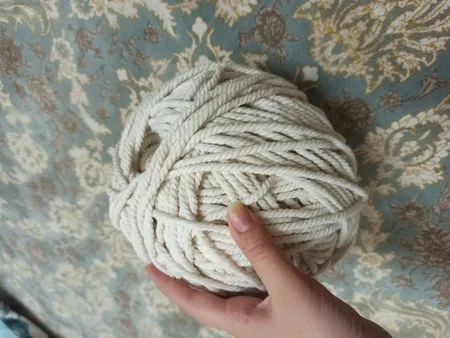 نخ مکرومه مدل تابیده کد 1000G