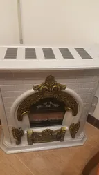 بخاری گازی بهکاران مدل شومینه گارد دار طرح پرنس کد T-28000