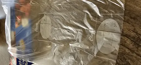 کیسه فریزر پترو کلین مدل یادداشتی بسته 250 عددی