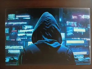 تجریه خرید استیکر لپ تاپ توییجین و موییجین طرح هکر کد 30 مناسب برای لپ تاپ 15.6 اینچ به همراه برچسب حروف فارسی کیبورد