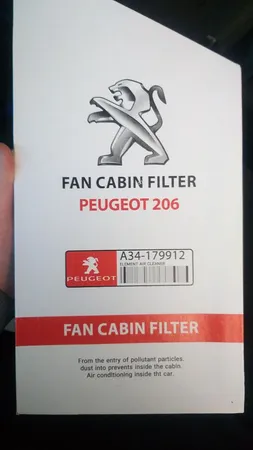 فیلتر کابین خودرو مدل LF206 Plus مناسب برای پژو 206 بسته 2 عددی