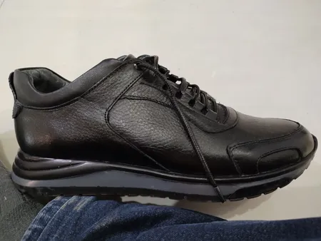 کفش طبی مردانه چرم تبریز مدل تکنیک