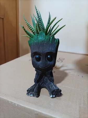 گلدان طرح بچه گروت کد ck118