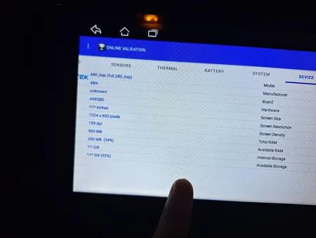 مانیتور خودرو راک مدل اندروید مناسب برای چانگان cs35