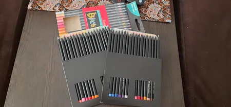 مداد رنگی 36 رنگ فابر کاستل مدل Black Edition