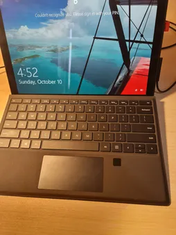 کیبورد تبلت مایکروسافت مدل Type Cover With FingerPrint ID مناسب برای تبلت مایکروسافت Surface Pro