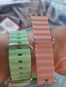 بند مدل ocean مناسب برای اپل واچ سری 1 تا 7 سایز  38 / 40 / 41 میلی متر