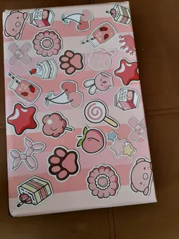 استیکر لپ تاپ راتیانا مدل girly pack مناسب برای لپ تاپ 15 تا 17 اینچ به همراه برچسب حروف فارسی کیبورد