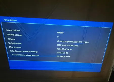 ویدئو پروژکتور مدل HY-300 Android