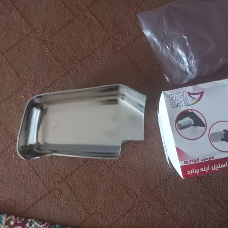 فلاپ آینه بغل خودرو طرح کروم مناسب برای پراید بسته 2 عددی