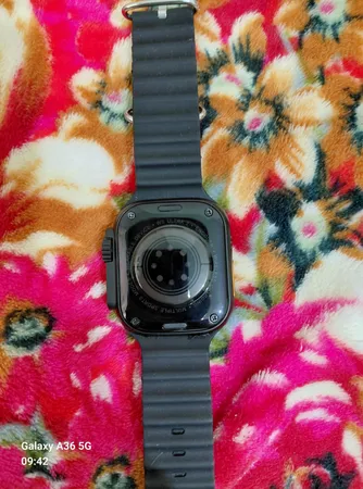 ساعت هوشمند 49 میلی متری کیکویر مدل kw23 ultra3 با بند سیلیکونی