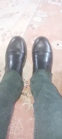 نیم بوت مردانه مدل Spain کد arya رنگ مشکی