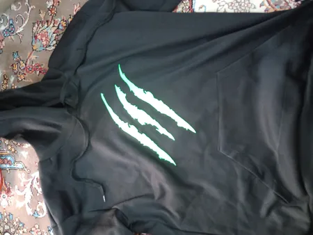 هودی مردانه طرح چنگ کد A03 رنگ مشکی