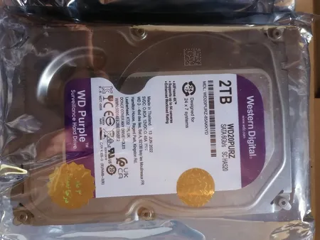 هارددیسک اینترنال وسترن دیجیتال مدل Purple WD20PURZ ظرفیت 2 ترابایت