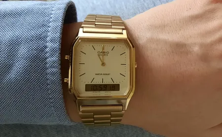 ساعت مچی عقربه ای زنانه کاسیو مدل AQ-230GA-9DMQ