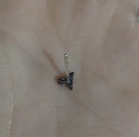 گوشواره نقره زنانه مدل گل با نگین زیرکنیا 7436