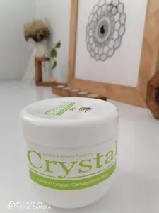 تجریه خرید ماسک مو کریستال مدل بدون آبکشی مناسب موهای خشک و آسیب دیده حجم 500 میلی لیتر