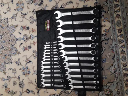 مجموعه 25 عددی آچار یکسر تخت و یکسر رینگی هامبورگ کد 0001