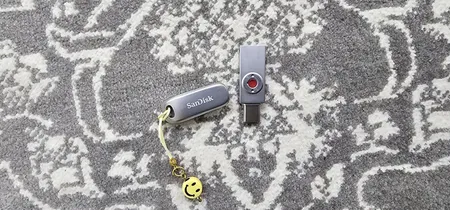 فلش مموری سن دیسک مدل Ultra Dual Drive Luxe ظرفیت 64 گیگابایت