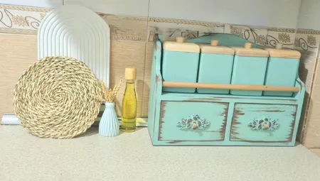 ست جا ادویه سهیل مدل wood