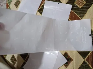تجریه خرید برچسب شفاف حروف و علایم استاندارد فارسی - بسته 5 عددی