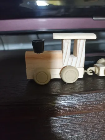 اسباب بازی چوبی مدل حروف انگلیسی قطار