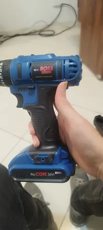 دریل شارژی چکشی باس مدل SK-6050 مجموعه 28 عددی