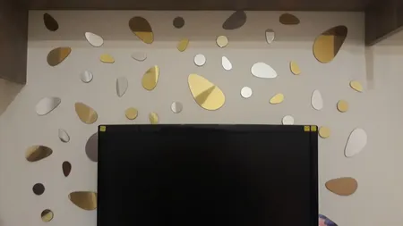 آینه مدل سنگ رودخانه