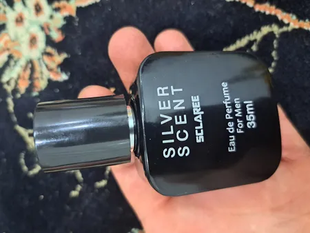 عطر جیبی مردانه اسکلاره مدل Silver Scent با رایحه گرم و تند حجم 35 میلی لیتر