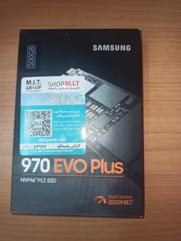 اس اس دی اینترنال سامسونگ مدل 970 EVO PLUS ظرفیت 500 گیگابایت