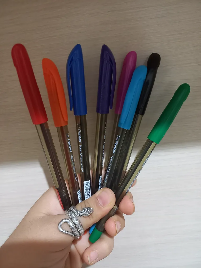 خودکار پنتر مدل نانو آنتی باکتریال کد DP-105 بسته 8 عددی