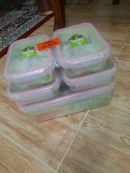 ظرف نگهدارنده هوم کت کد 3447 مجموعه 7 عددی