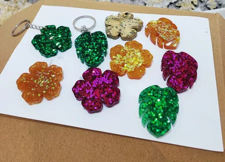 بسته کار با رزین اپوکسی فیلو باکس مدل Key Holder مجموعه 16 عددی