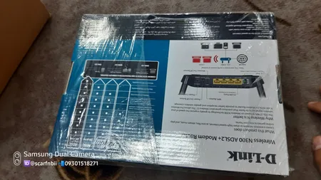 مودم روتر ADSL2 Plus بی‌ سیم N300 دی-لینک مدل DSL-2740U