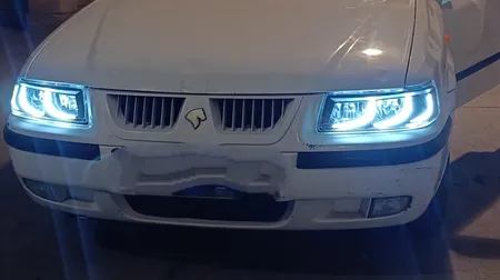 چراغ جلو خودرو گروه پژوهش صنعت مدرن مدل راهنما LED مناسب برای سمند بسته دو عددی