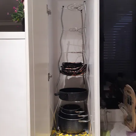 پایه نگهدارنده قابلمه 6 طبقه شانل مدل موجی