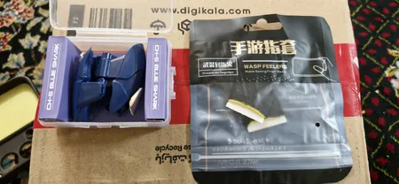 دسته بازی مدل Blue Shark به همراه آستین کنترل کننده انگشت