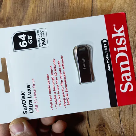 فلش مموری سن دیسک مدل Ultra Luxe ظرفیت 64 گیگابایت