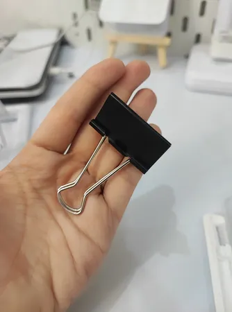 گیره کاغذ مدل DL.0002 سایز 41 میلی متر بسته 6 عددی