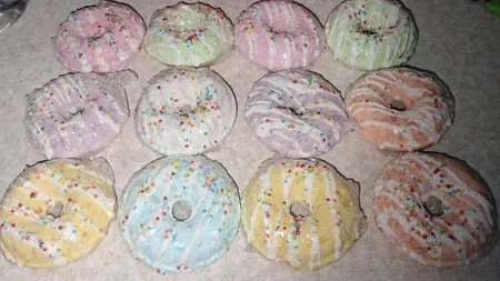 کوکتل پدیکور اور مدل دونات وزن 130 گرم بسته 6 عددی