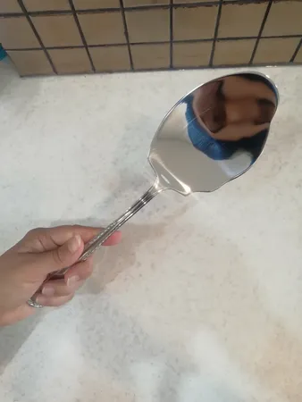 کفگیر برنج ناب استیل مدل برلین