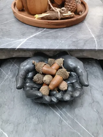 میوه تزیینی مدل بلوط بسته 10 عددی