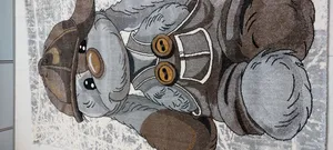 تجریه خرید فرش ماشینی ساوین طرح اتاق کودک کد 4059 زمینه کرم